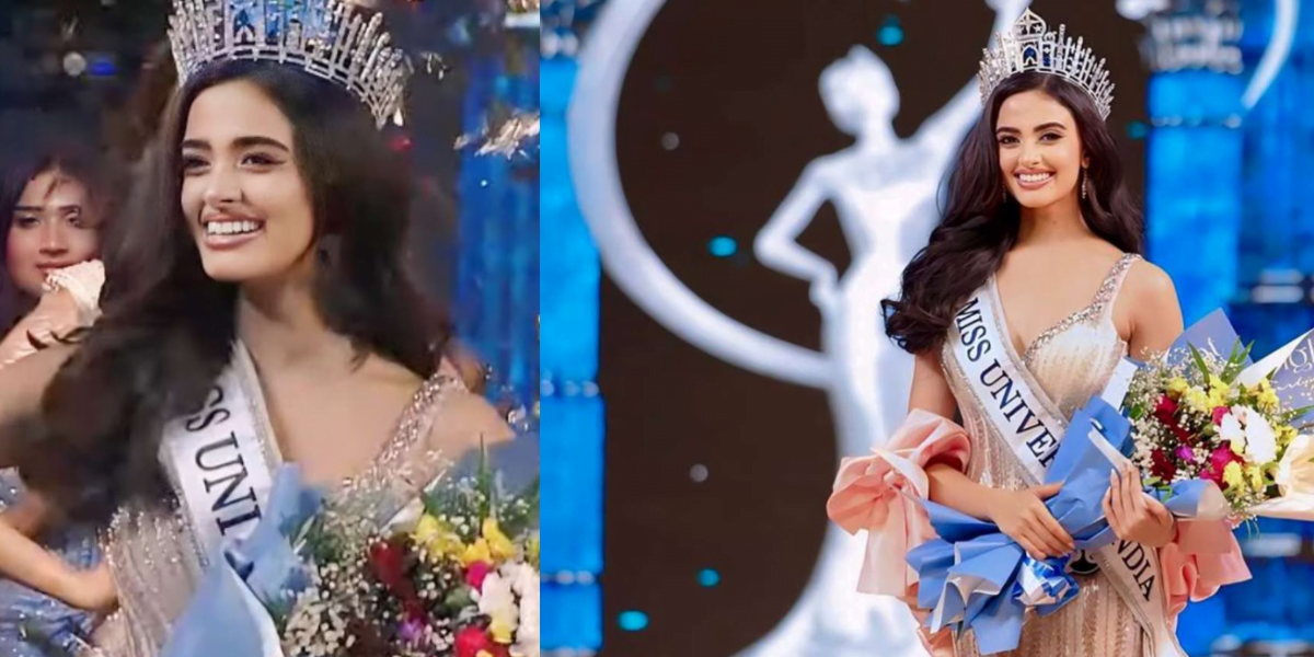 Miss Universe India 2024 18 वर्षीय गुजराती लड़की Rhea singha Miss India Universe 2024 Miss Universe India 2024 winner