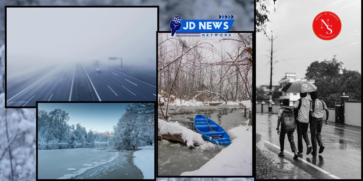 Weather update today : Cold wind will blow snow will fall and hail