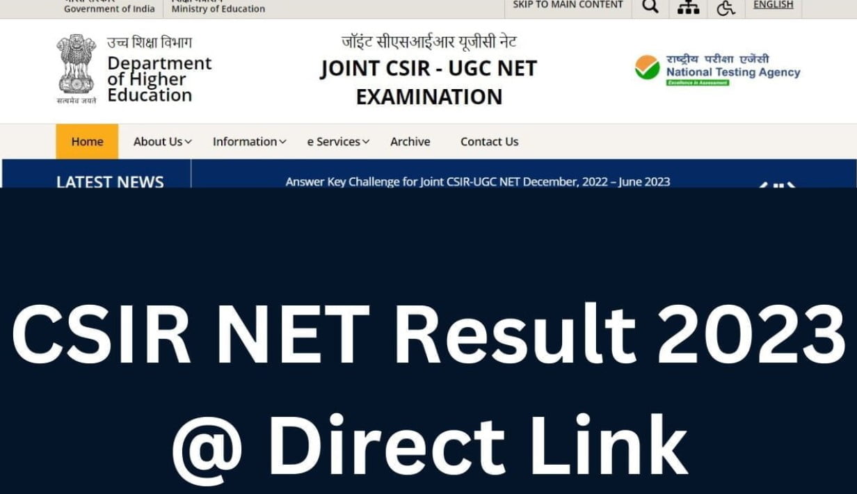 CSIR UGC NET Result 2023: परीक्षा के नतीजे घोषित, इतने कैंडिडेट्स ने पास किया Exam