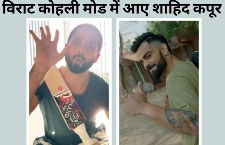 Shahid Kapoor ने पकड़ा बैट, Virat Kohli के वायरल वीडियो का पुनः रचना की, देखकर बंद नहीं हो रही हंसी