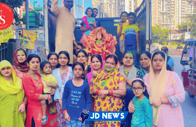 Arya nagar sector 73 noida : Eros Appartment में नवरात्र की धूम