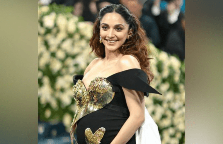 KIARA ADVANI : flaunts baby bump at Met Gala